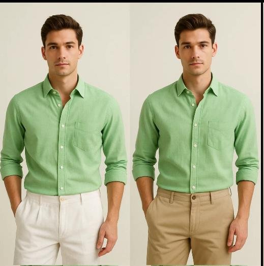 Trendy Light Green Shirt Combination Styles