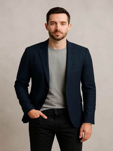 Black jeans with grey shirt combo