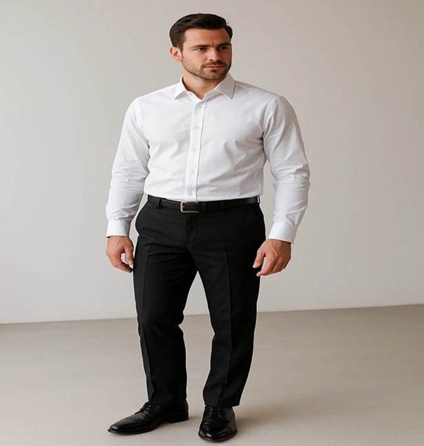 Black Pant Combination Shirt