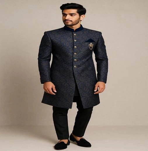 Modern Indo Western Sherwani for Men