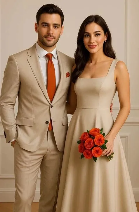 Elegant Formal Matching Couple Outfits