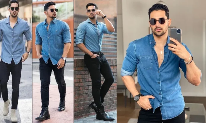 Denim Shirt Combo Ideas Best denim shirt style ideas