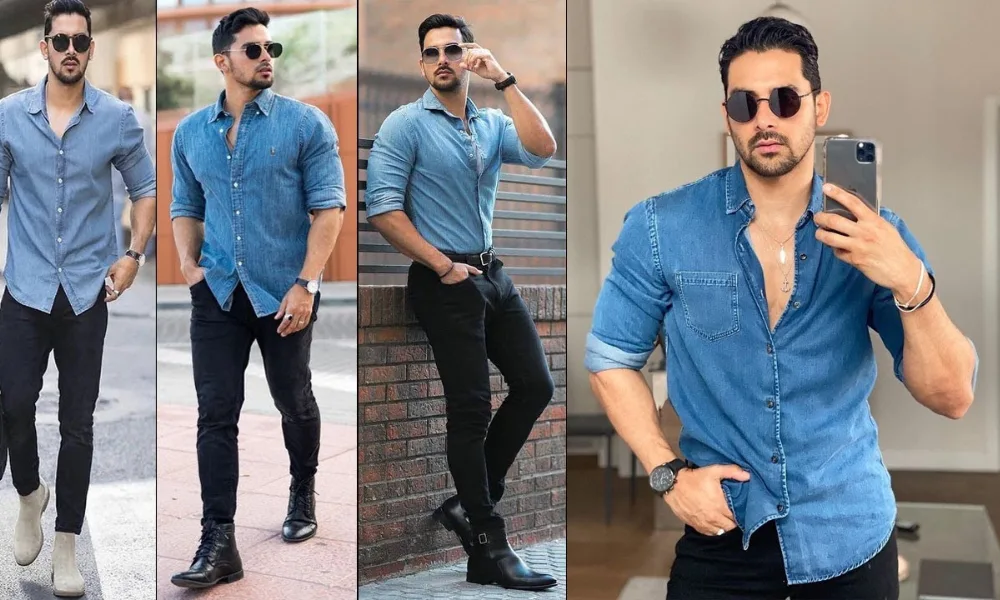 Best denim shirt style ideas