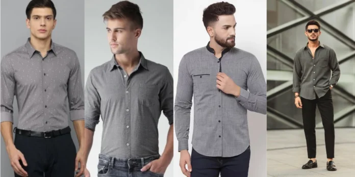 Grey Shirt Combination Perfect Grey Shirt Combination for Stylish Looks