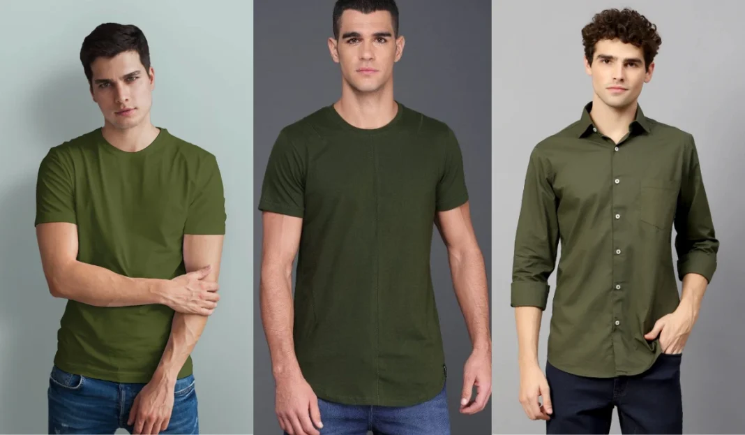 olive green shirt combination ideas